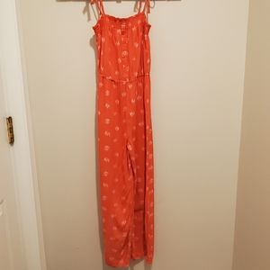 Xhilaration girls spaghetti strap jump suit